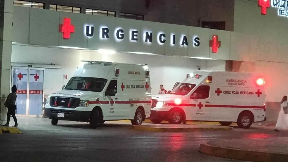 La víctima fue trasladada al hospital. FOTO: Luz Noticias