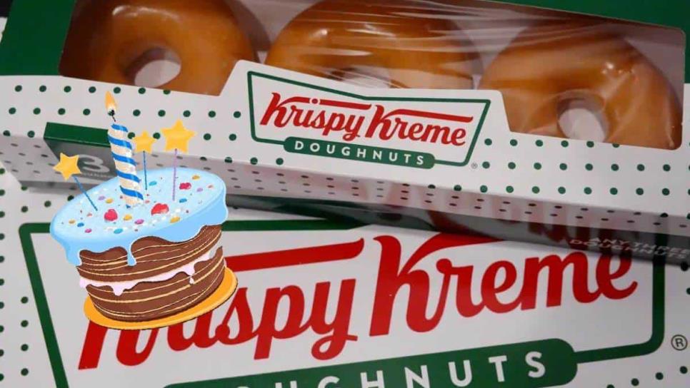 ¿Krispy Kreme te regala donas por tu cumpleaños?