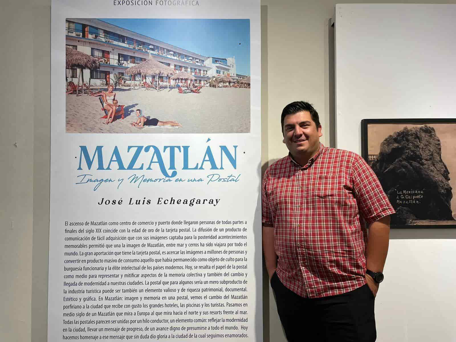 Comparte José Luis Echegaray su «tesoro», Mazatlán: Imagen y Memoria en una Postal