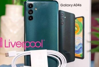 Liverpool remata este celular Samsung Galaxy con un reloj de regalo por menos de 3 mil pesos