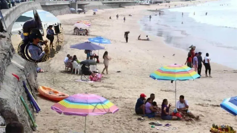 Músicos de Mazatlán convocan a marcha, ante prohibición de tocar en las playas. | FOTO: Luz Noticias.