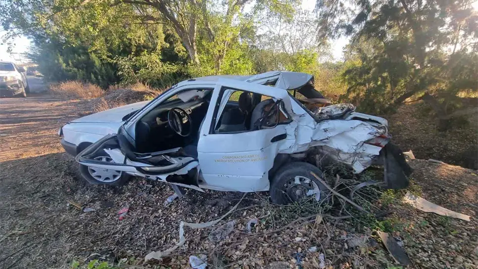 Milagrosamente los accidentados no se encuentran en situación crítica. FOTO: Luz Noticias