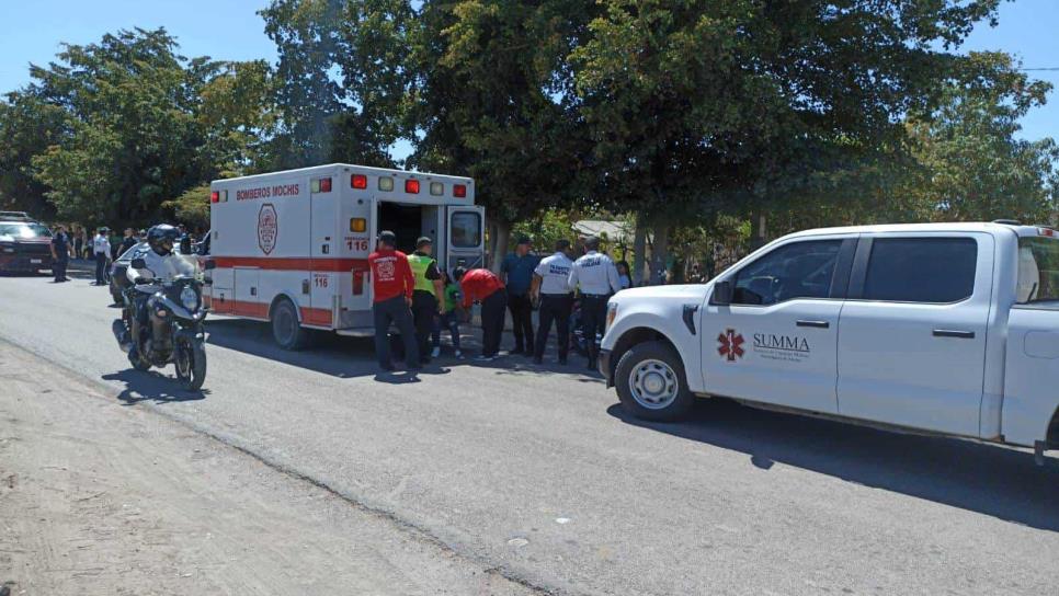 Muere motociclista tras accidentarse en El Refugio, Ahome