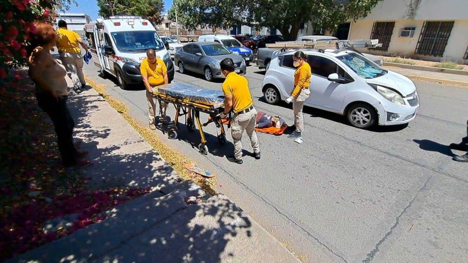 Embisten a peatón en la colonia Centro Sinaloa, en Culiacán