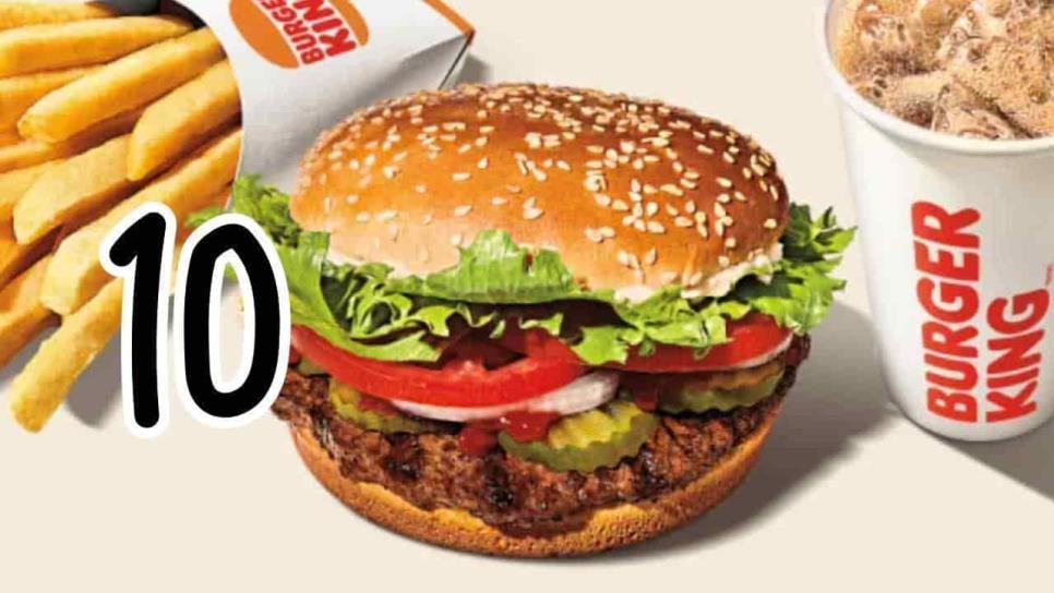 Burger King tiene las hamburguesas a 10 pesos: ¿cuándo y dónde aplica?