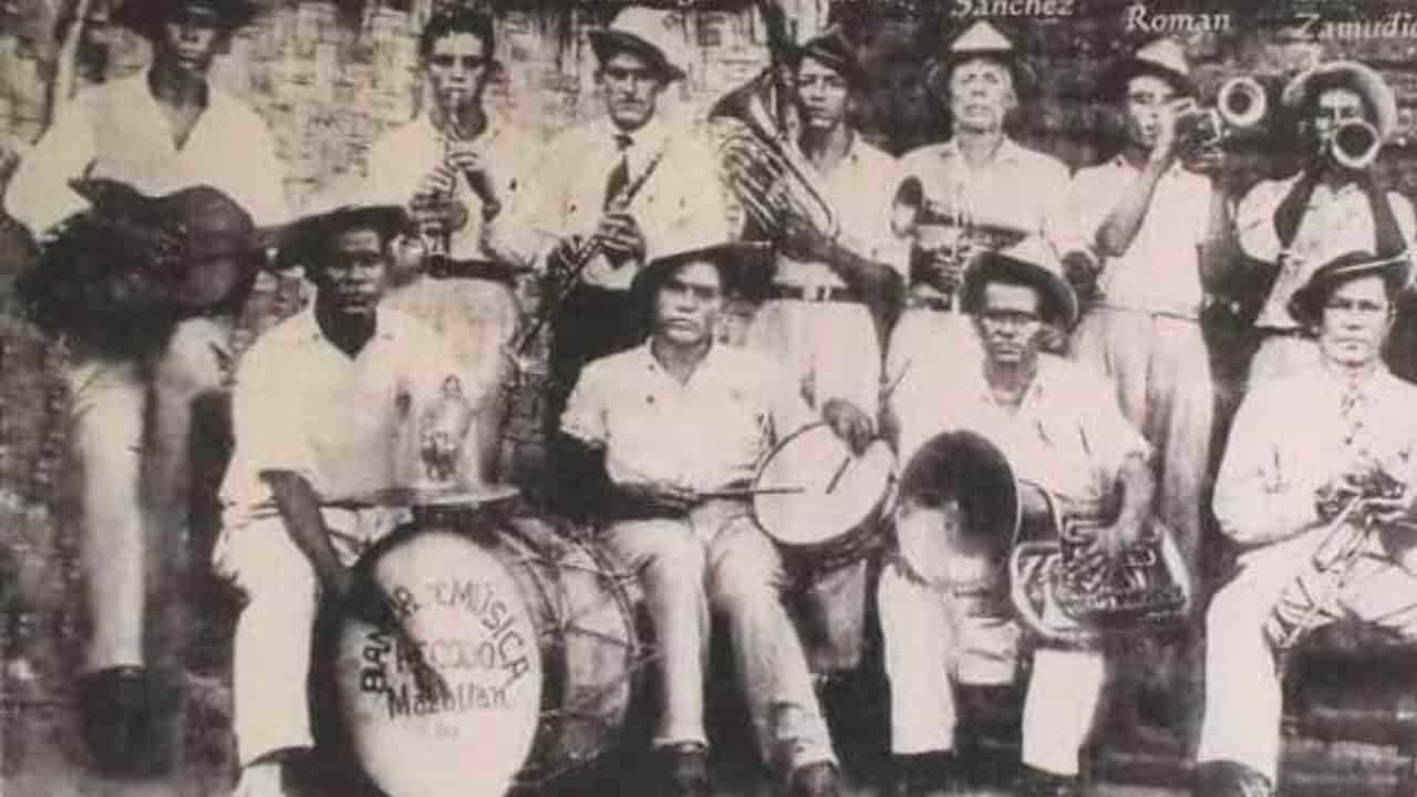 Banda en Mazatlán en 1873. | FOTO: Ferh Escobar.