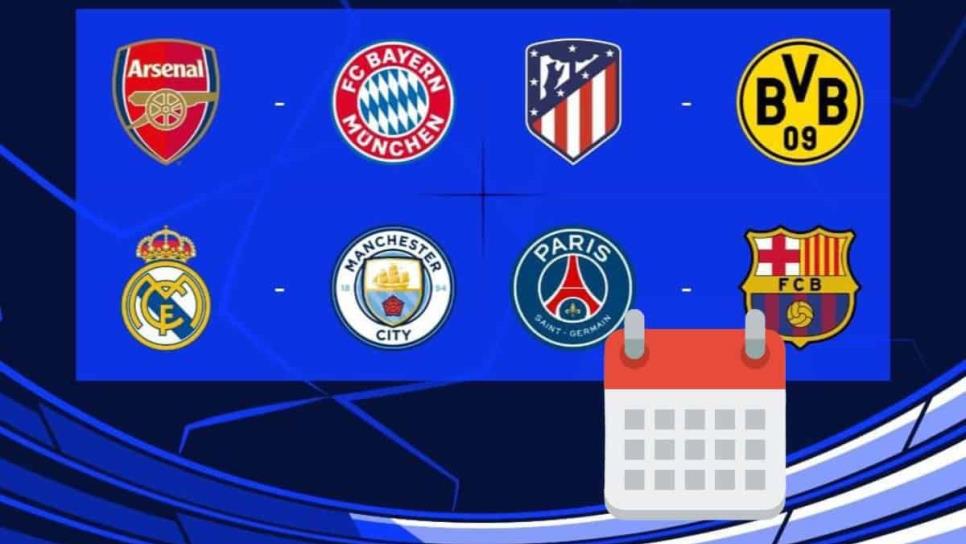 Champions League 2024: Cuándo y dónde ver los partidos de ida de los 4tos de final