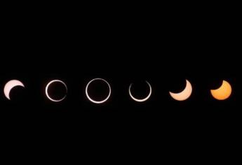 El Anillo de Diamantes y las 7 etapas del Eclipse Total 2024