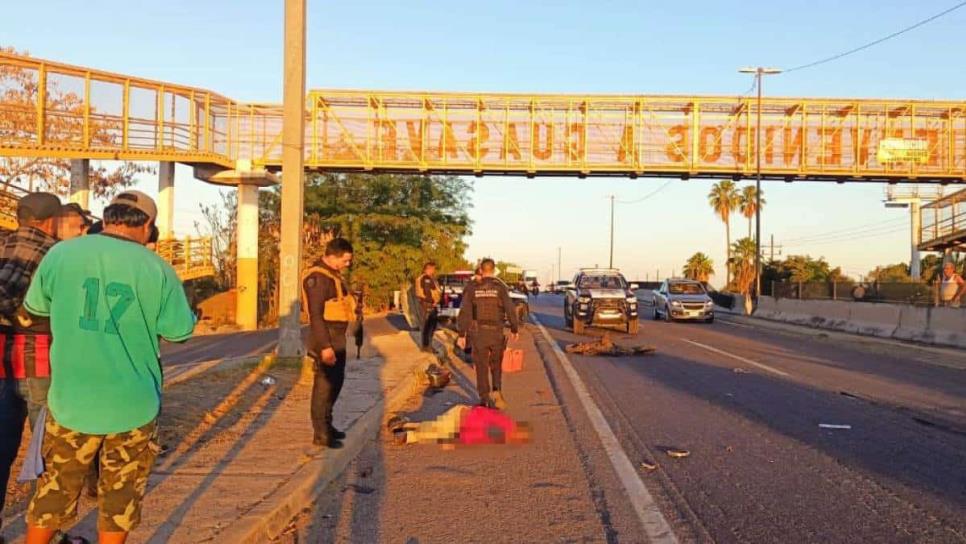 Muere motociclista arrollado por un tráiler en Guasave