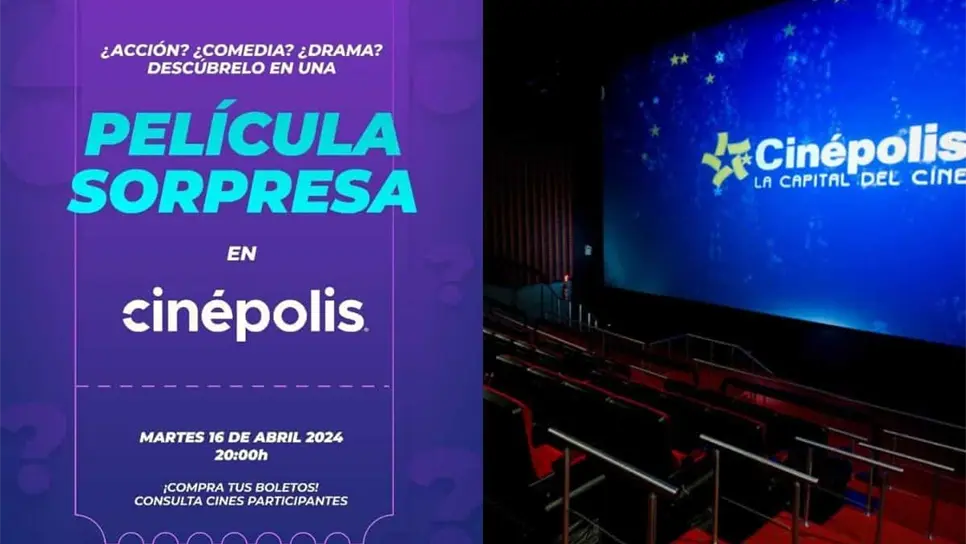 La modalidad estará disponible en 10 ciudades distintas de México. FOTO: Cinépolis / Internet