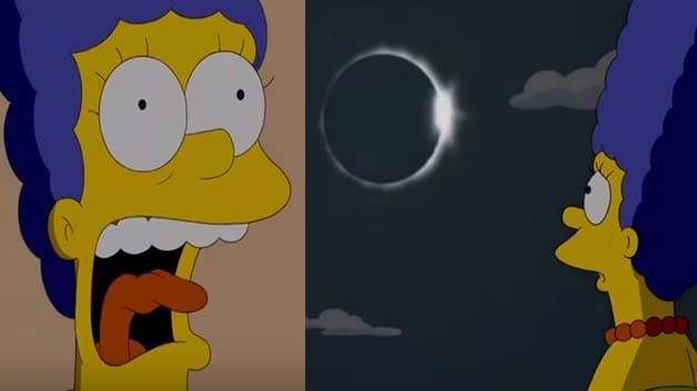 Eclipse solar: ¿qué pasará el 8 de abril? «Los Simpson» y sus ...