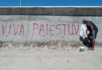 Sancionan a maestro jubilado de la UAS por grafitear el Malecón de Mazatlán