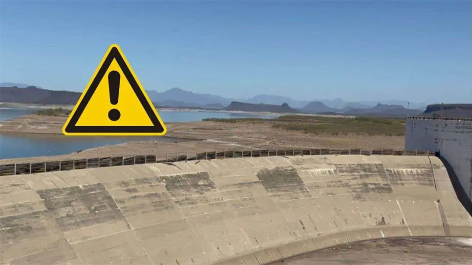Cómo llegar a la presa que cerró sus compuertas por la sequía en Sinaloa. | FOTO: Luz Noticias.