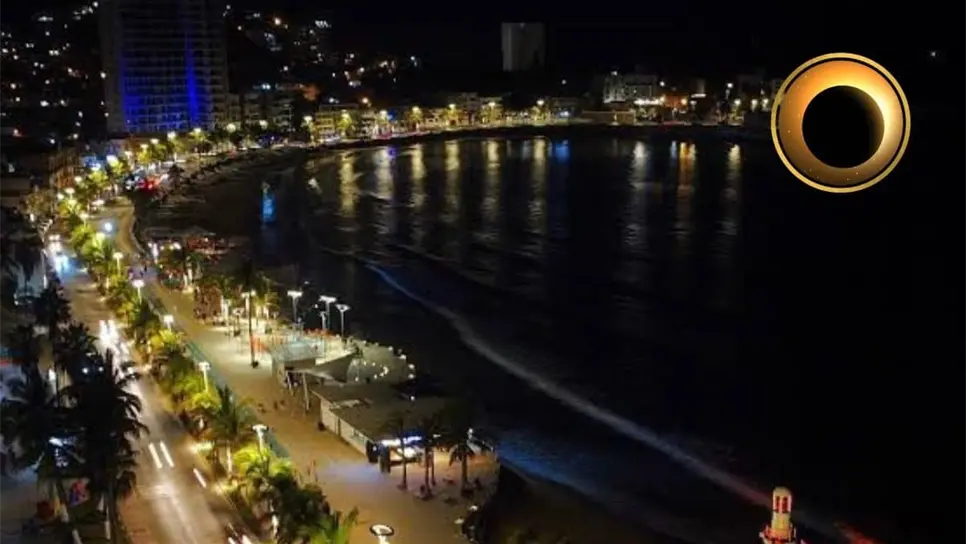 La zona costera de Mazatlán apagará las luces del alumbrado para apreciar el Eclipse Solar.
