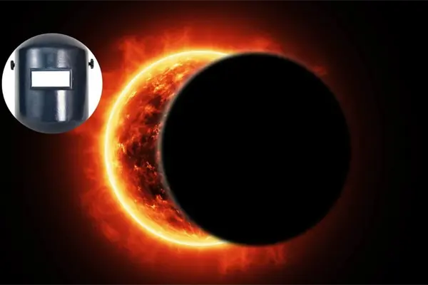 ¿Se puede ver el Eclipse Solar con un vidrio para soldar?