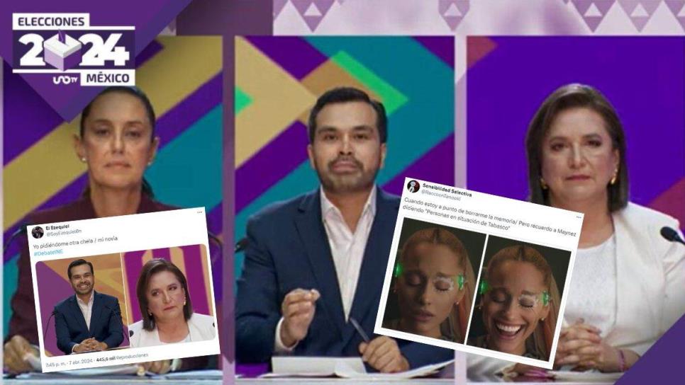 Mejores memes del debate presidencial entre Claudia Sheinbaum, Xóchitl Gálvez y Jorge Máynez