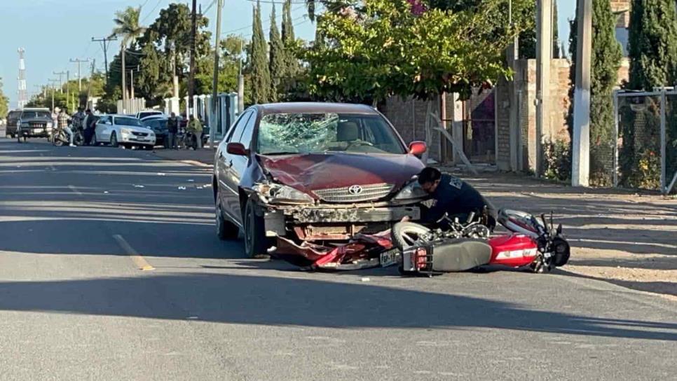 Muere motociclista tras choque por alcance en Sinaloa municipio