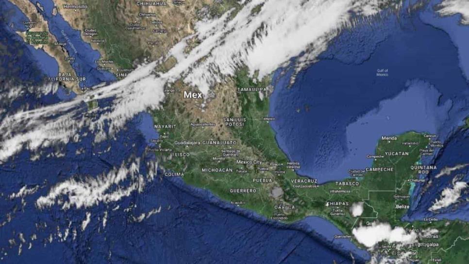 Frente frío número 45 se aproxima al noroeste de la República Mexicana