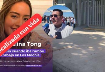 Secretario del Ayuntamiento celebra aparición sana y salva de Ana Paulina Tong en Los Mochis