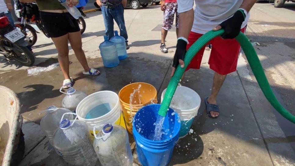 Servicio de agua en el sur de Culiacán se restablecerá hasta el martes 9 de abril
