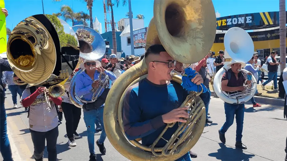 Día Nacional de la Banda de Música Sinaloense de Tambora. | FOTO: Temática.