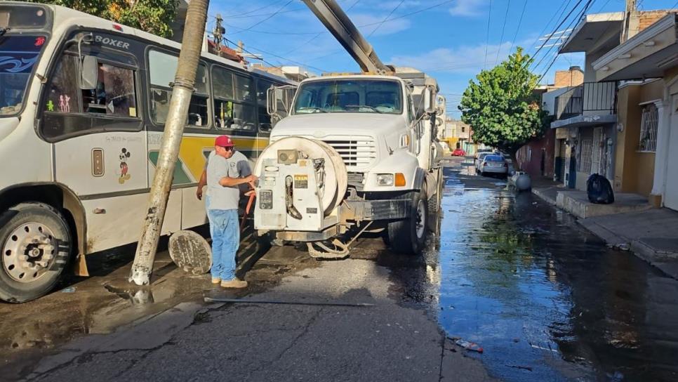 Seis colonias de Mazatlán están sin agua este miércoles por reparación de tuberías 