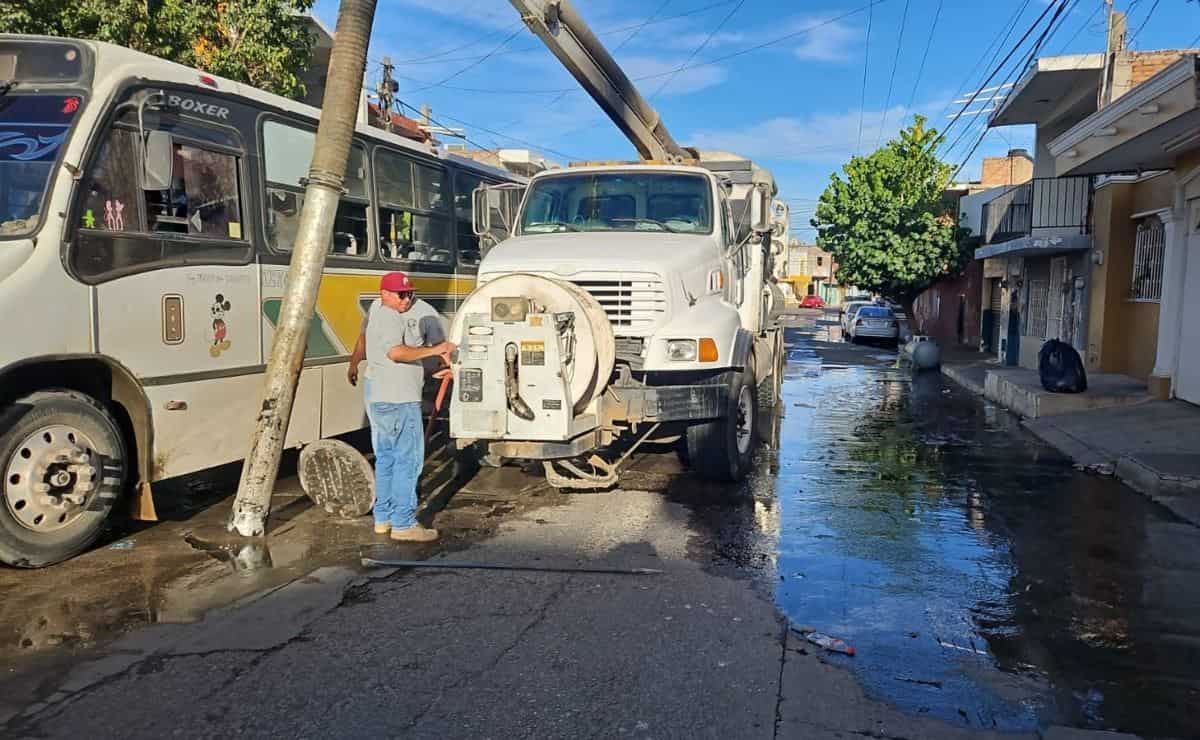 Seis colonias de Mazatlán están sin agua este miércoles por reparación de tuberías 