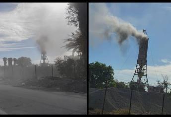 Denuncian contaminación de empresa a un lado de tres escuelas en Los Mochis