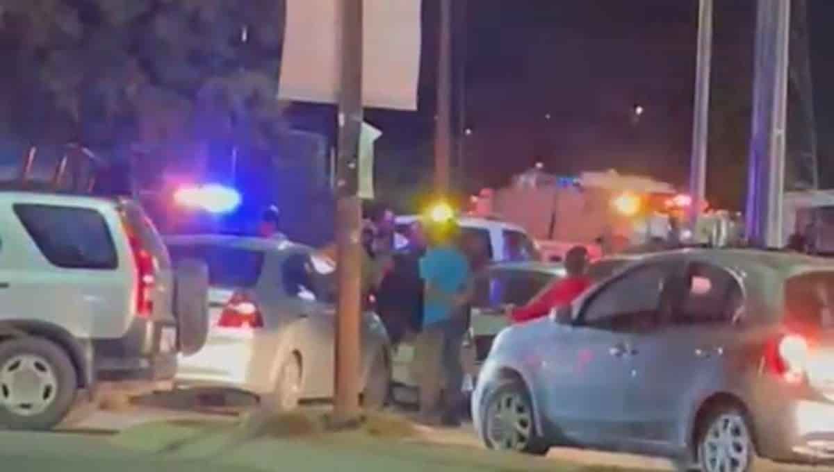 El hecho involucró a tres unidades. FOTO: Cortesía