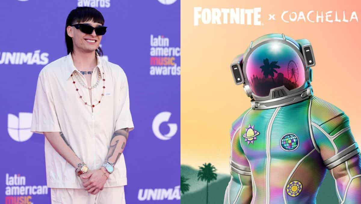 Peso Pluma es uno de los artistas más escuchados en México. FOTO: Internet / Fortnite