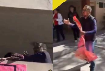 Captan pelea entre un maestro y un alumno de la Universidad de Sonora en Navojoa