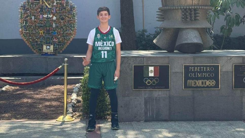 Joven mochitense representará a México en torneo de basquetbol en Francia