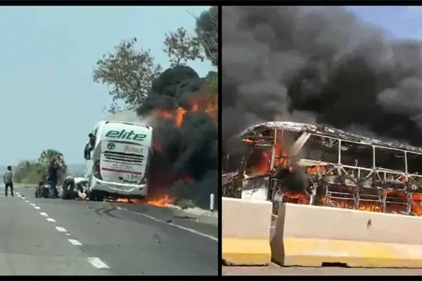 Se incendia autobús por La Costera; pasajeros brincan por las ventanas | VIDEO Se incendia autobús por La Costera; pasajeros brincan por las ventanas | VIDEO