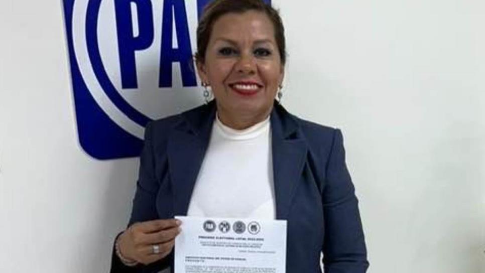 Claudia Tiznado renuncia a la candidatura a diputada local por el PRI-PAN-PRD en el sur de Sinaloa