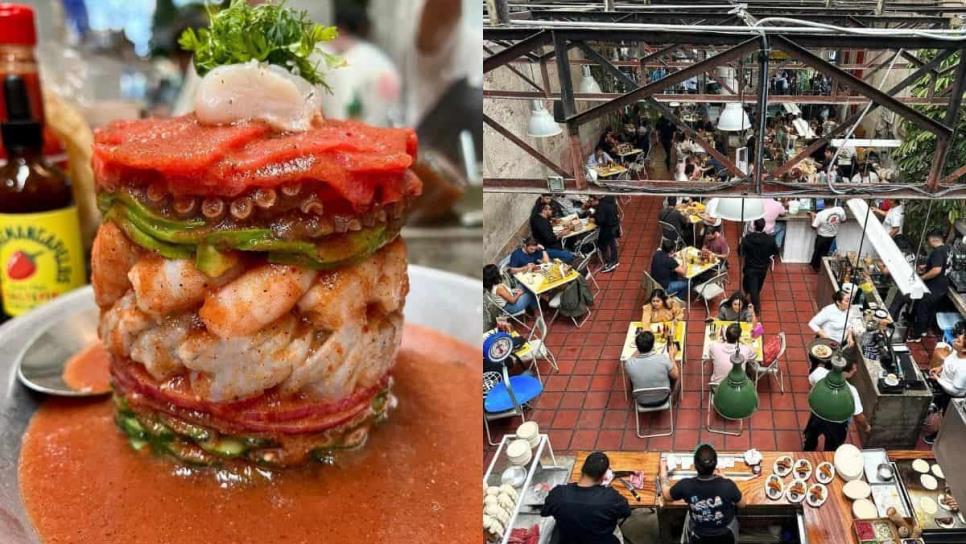 ¿Cuánto cuesta una torre de mariscos en el mejor restaurante estilo Sinaloa en la CDMX?