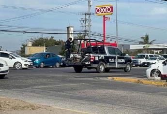 Patrulla de Seguridad Pública atropella a motociclista en Mazatlán