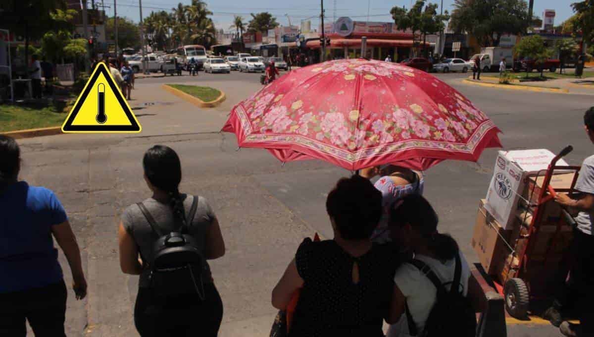 Hoy entra la Primera Onda de Calor a México y «derrite» a Sinaloa. | FOTO: Temática.