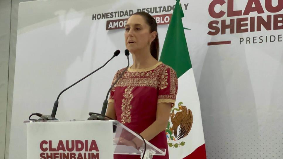 Carretera Choix-Chihuahua y tren Tepic-Mazatlan-Nogales megaproyectos de Claudia Sheinbaum para Sinaloa