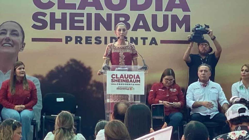 «Sí al voto de mexicanos en el extranjero», Claudia Sheinbaum