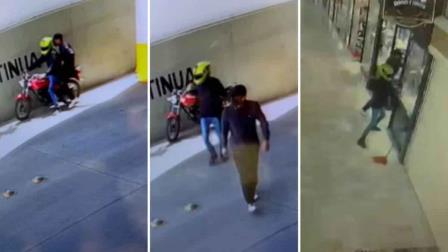 Momento exacto en que dos sujetos llegaron a robar en la joyería en Culiacán | VIDEO