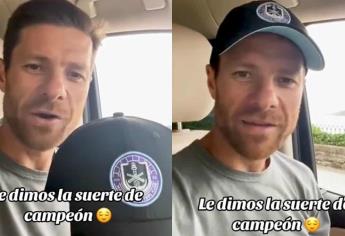 Xabi Alonso se pone la del Mazatlán FC y le brinda suerte al equipo sinaloense | VIDEO