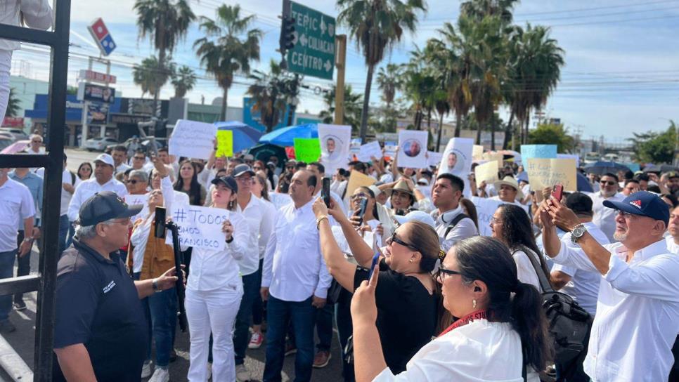 El PAS y la coalición toman las calles en Mazatlán; exige el regreso de compañeros «levantados»