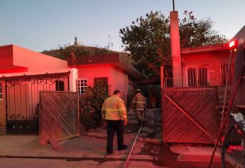 Se incendia un domicilio en la colonia Las Malvinas, en Los Mochis