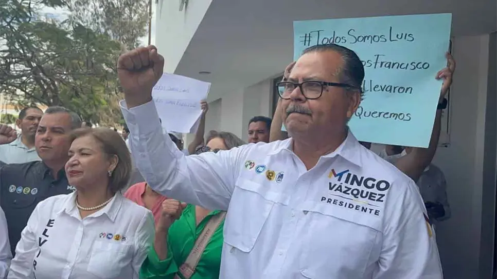 «Mingo» Vázquez se suma a protestas del PAS por la desaparición de candidato