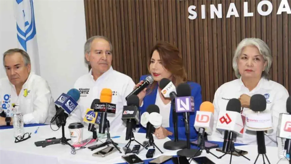 Conferencia de prensa del PAN. FOTO: Luz Noticias