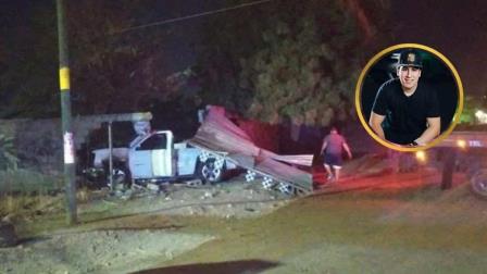 «El Chiquete Toys» sufre accidente en una camioneta blindada en Culiacán
