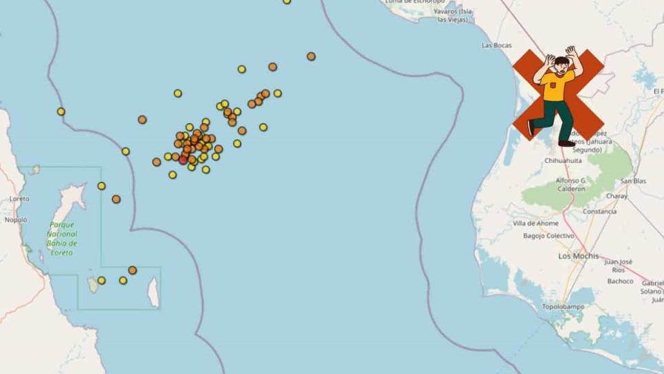 ¿Qué pasa en el Golfo de California? Reportan 51 sismos cerca de Sinaloa en dos días