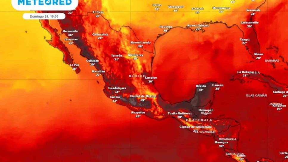 Calor extremo pronostican para Sinaloa este fin de semana; hasta 45°C