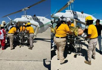 Hombre lesionado en incendio de Concordia ya recibe atención médica en hospital de Mazatlán