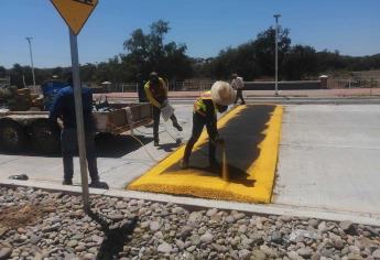 Instalan topes en el Malecón Nuevo de Culiacán para evitar arrancones y jugar carreras